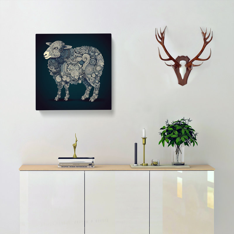 Modern Wall Art - Wrapped Canvas, 50cm H x 50cm W x 3cm D