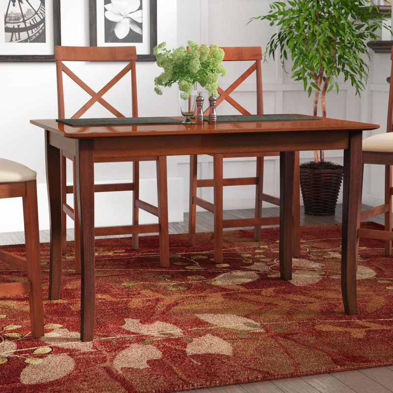 Tapscott Beech Rectangular Solid Wood Top with Solid Wood Base Dining Table