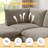  Cann 7-Piece Upholstered Modular Sectional Couch With Ottoman-1340674365