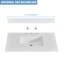 Dosseret de remplacement 36 "en quartz