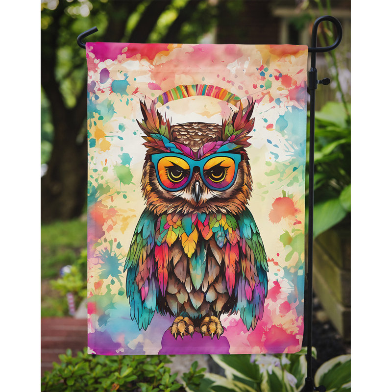 Drapeau de jardin hippie