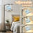Arc Floor Lamp with Adjustable Lampshade Mountains Clouds Blue Tones Snow Peaks Standing Lamp 3 Color Temperatures Dimmable Tall Pole Lamp with Foot Switch for Bedroom
