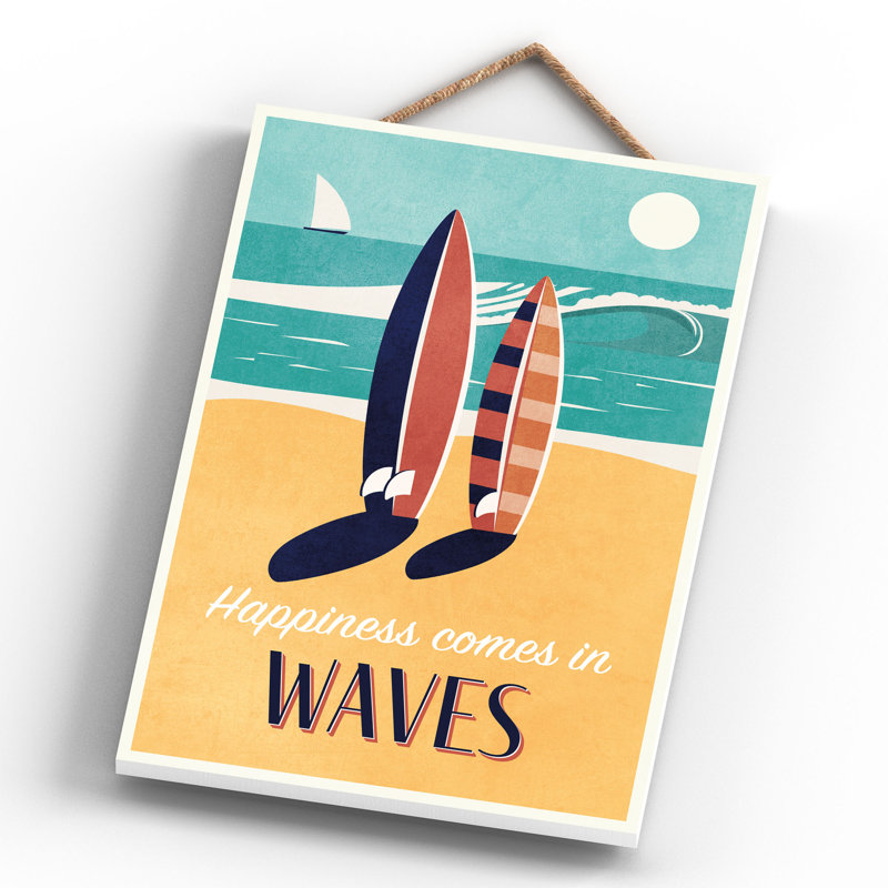 Hutcheson Nautical & Beach Wall Decor, 28.5cm H x 18.5cm W x 0.9cm D