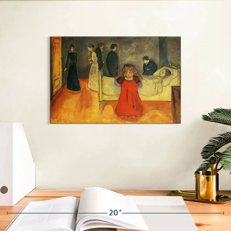 La mère morte et son enfant, H 8 po x l 12 po