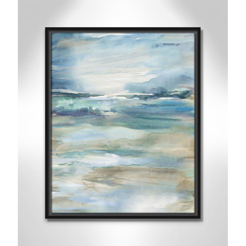 Reflection Skies - Portait Version Print par Carol Robinson, H 21,5 po x l 17,5 po, Noir
