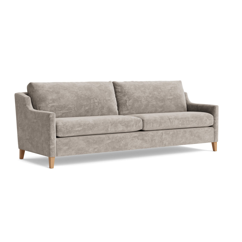 Gigi No Skirt 85 Sofa, Vintage Chenille - Mink, Natural