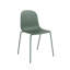 Chaises de salle à manger empilables Khyson pour l'intérieur ou l'extérieur avec siège profilé et pieds en acier-155318477