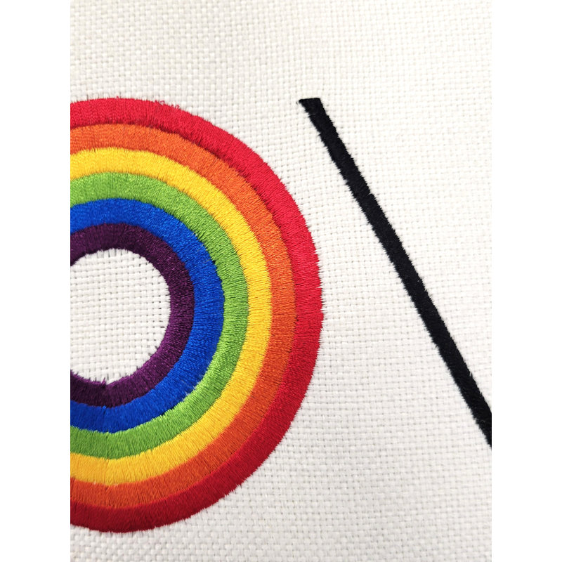 Rainbow Throw Pillow