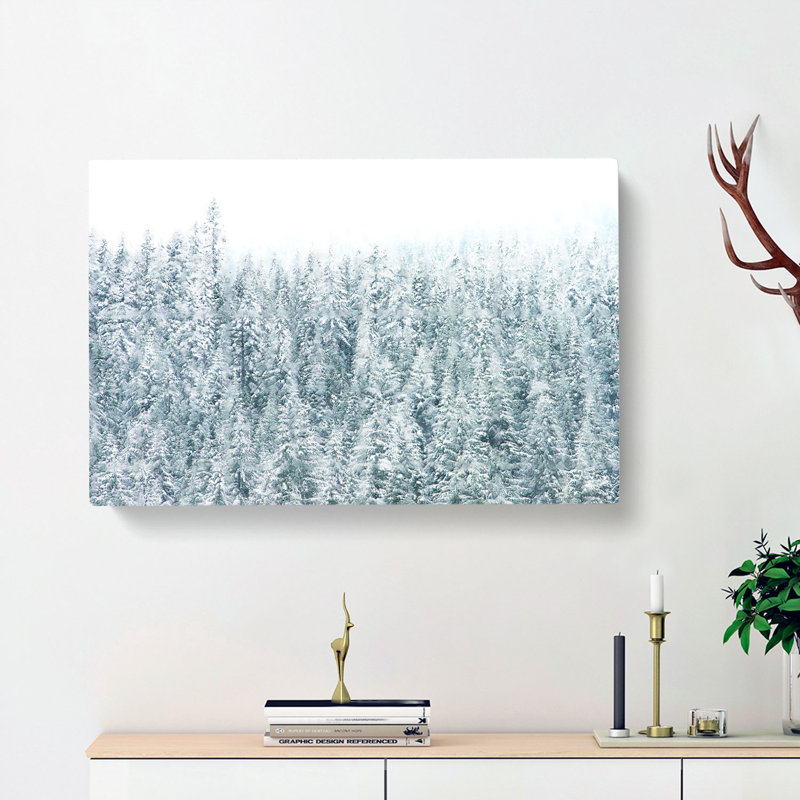 Winter Forest - Wrapped Canvas, 60cm H x 91cm W x 3cm D