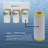 AQ-5300R 3-Pack Replacement Water Filter Cartridges For 3-Stage Under-Sink Filtration System, 99% Chlorine Reduction, Compatible With AQ-5300 Systems