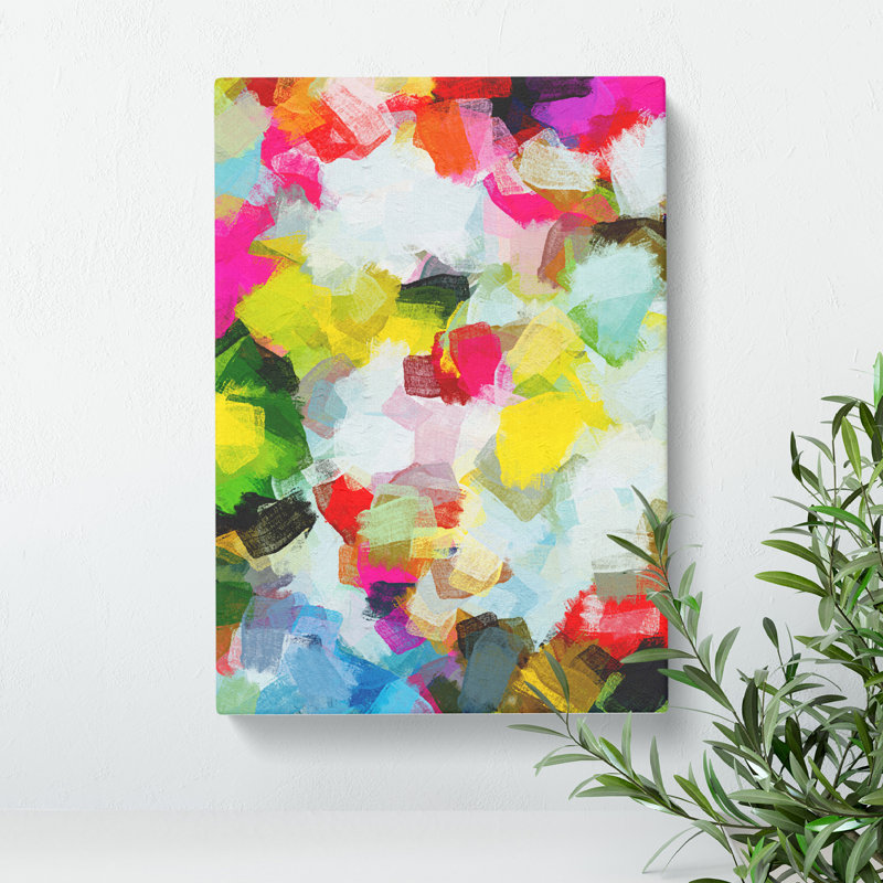 The Breaks Abstract - Wrapped Canvas Painting, 60cm H x 40cm W x 3cm D