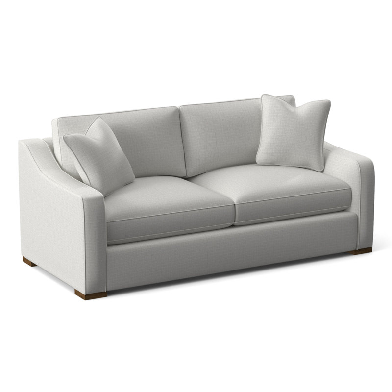 Armanti Sofa, Pearl Polyester 71608L17, Bridgeton