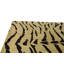 Hand-Knotted High-Quality Gold and Black Area Rug