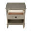 Table de chevet gris récupéré-1116004692
