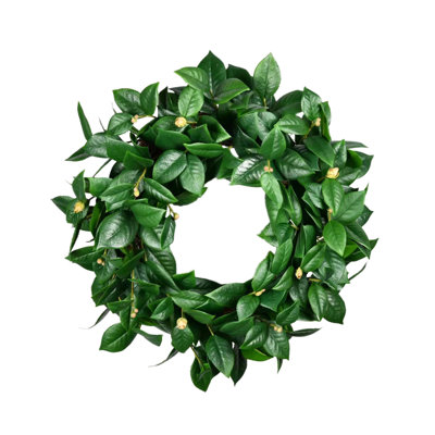 Camelia Leaves WREATH