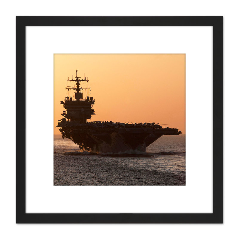 Atherton Military USA Navy USS Enterprise Fleet Photo - Single Picture Frame Print