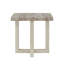 Ensemble de 3 tables basses, tables basses et 2 tables de bout Luno, gris vieilli et beige-1675629135