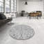 Tapis gris tissé à la machine-1188935607