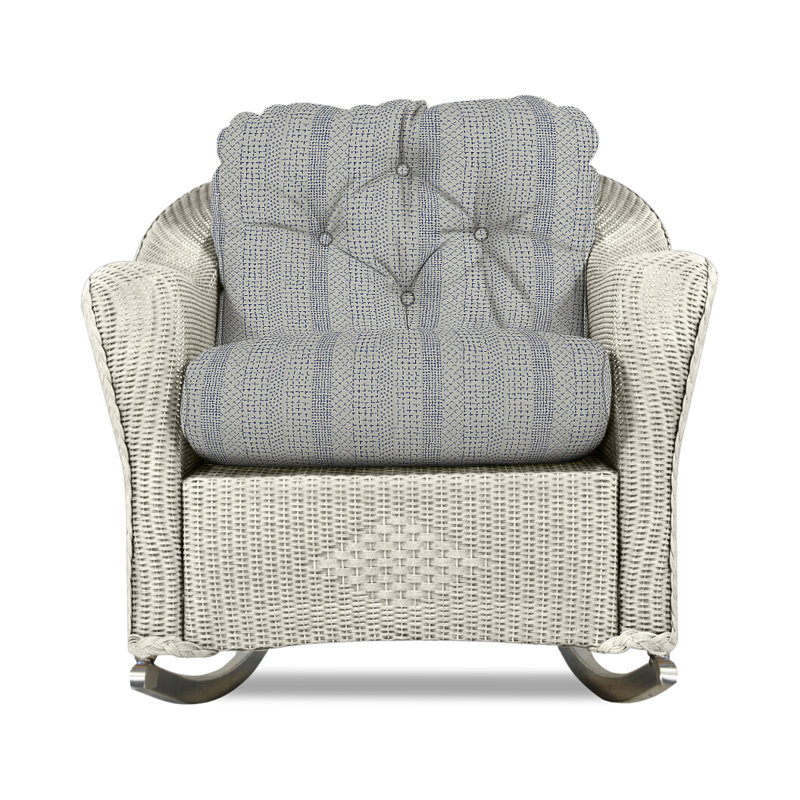 Reflections Outdoor Rocker Chair, Beach Navy, Linen