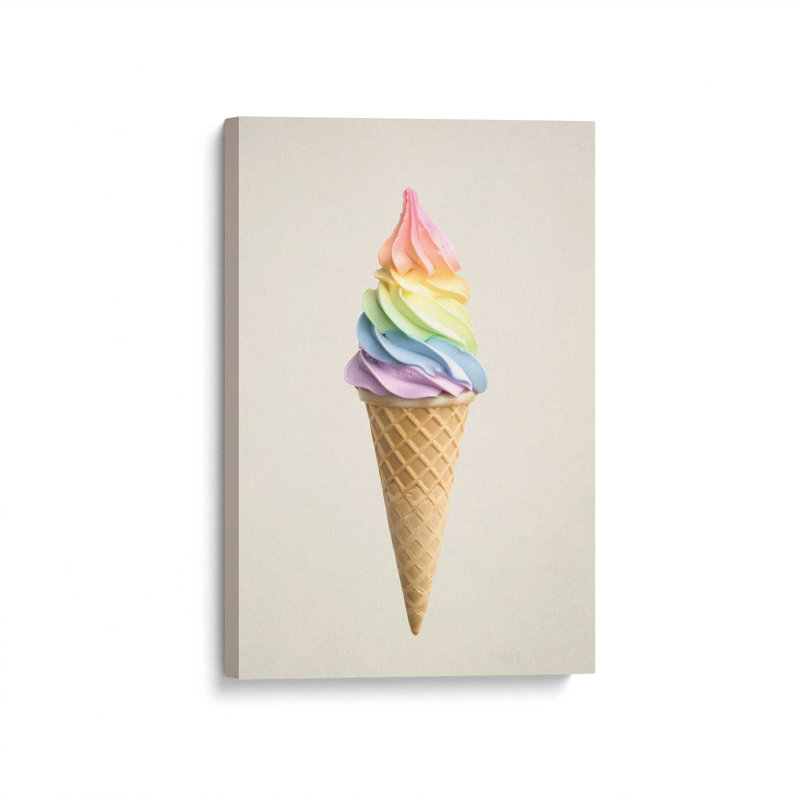 Toile roulée Taste Of Rainbow, H 18 po x l 12 po x P 1,25 po, Toile tendue