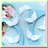 Mini White Plastic Angel Wings 18 Pack