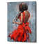 «Violinist in Red» par Alexander Gunin, art mural sur toile-28479794
