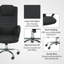 Linen Office Chair