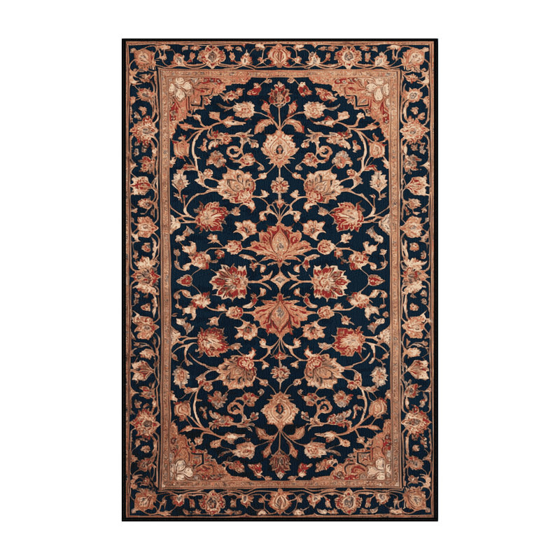 Tapis persan gris lavable à la machine, Tapis de couloir 2 pi x 5 pi