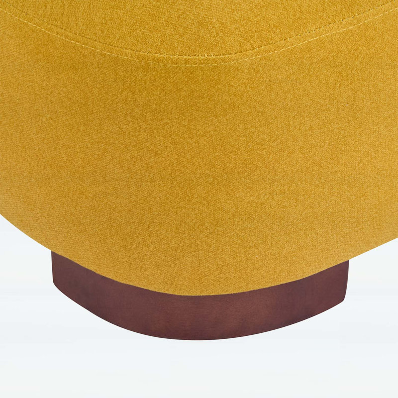 Chaise d'appoint pour le salon - Siège élégant et durable pour la maison et le bureau, Yellow+Brown