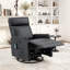 Petit fauteuil inclinable manuel pivotant de 24,8 po de largeur avec massage à 8 points et poche de rangement latérale (ensemble de 2)-745258406