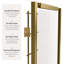 Paravent de cloison pliable 4 panneaux Ebern Designs-1037563585-1037563593