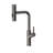 30" Drop-In Gunmetal Black Kitchen Sink With Pull-Out Faucet And Soap Dispenser - 30 X 22 X 10 Inch Single Bowl 16 Gauge Stainless Steel Topmount Kitchen Sink Basin