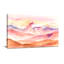 «Landscape & Nature Watercolor Mountain Landscape Sunset Sky Hues», reproduction d'art sur toile-583283928