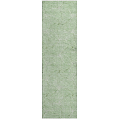 Premium Machine Washable Prisco Mint Rug