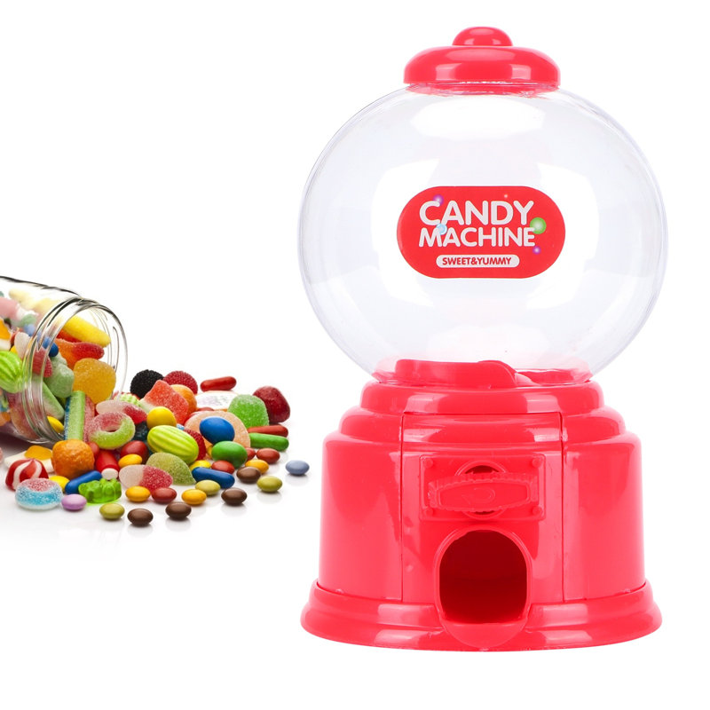 Mini boîte de dépôt d'argent Mignon, bonbons, machine de rangement de cadeaux pour enfants, enfants, Red