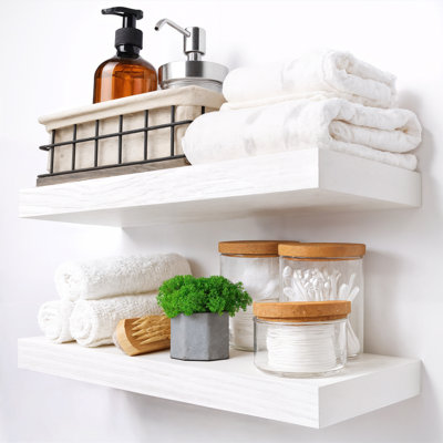 Calheme Rustic Shelves With J Brackets