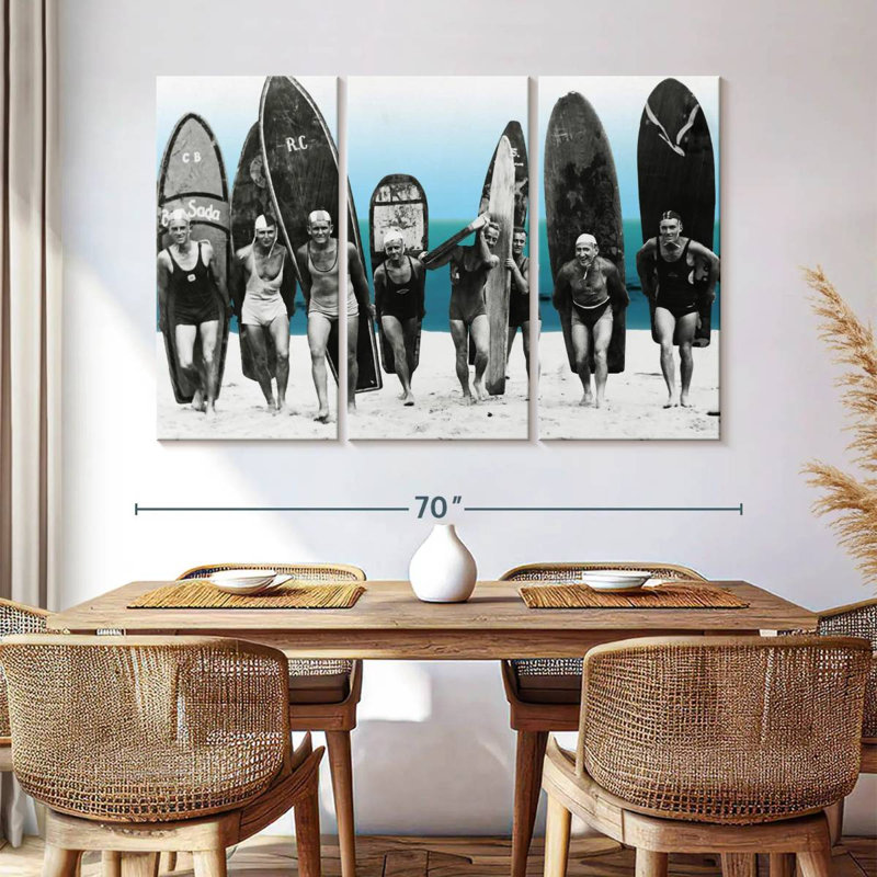 Senne Surf's Up Boys 1922, 42" H x 65" W