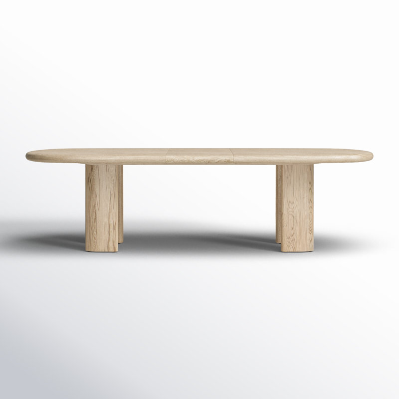 Jaylen Oval Dining Table, Yucca Oak/Yucca Oak Solid