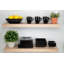 Nova Square Stoneware 38 Piece Dinnerware Set, Service for 6-1567160962