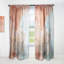 Brown And Turquoise Liquid Art I - Modern Curtain Panels-105625577