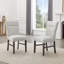  Sorlen Modern 5-piece Dining Set, 3d Faux Concrete Table With 6 Chairs-929902018