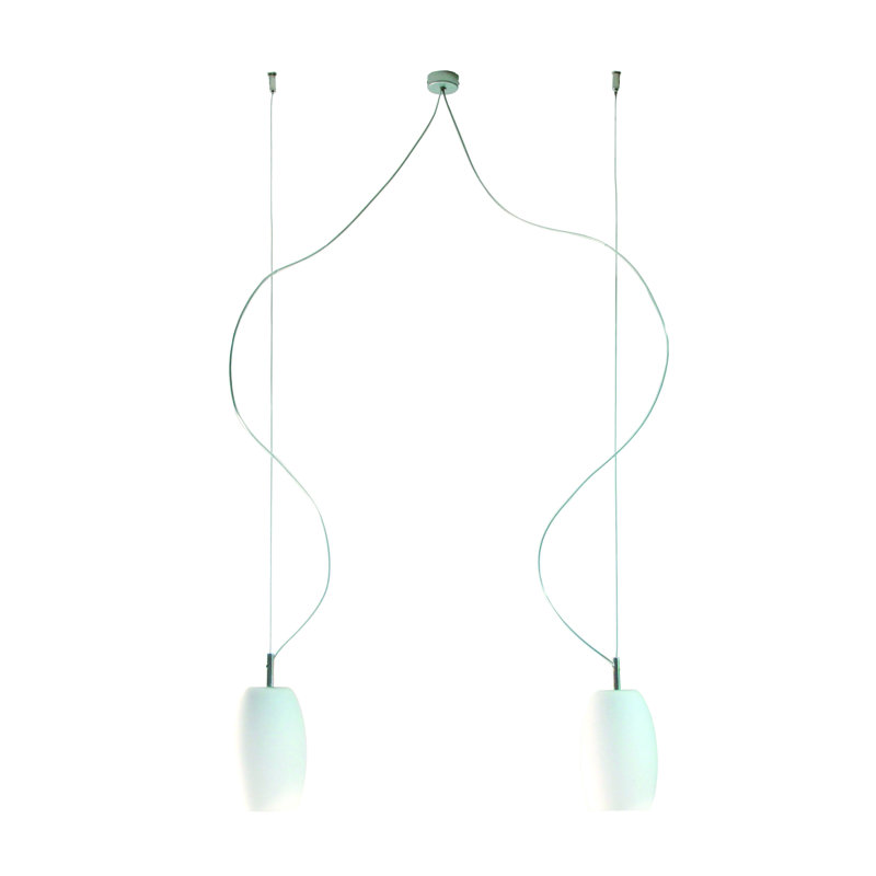 Kellie 2 - Light Silver Cluster Pendant