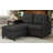 Renetha 52" Wide Modular Sofa Loveseat with Ottoman