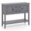 Buffet Buffet avec 2 portes et 2 tiroirs gris-2096503950