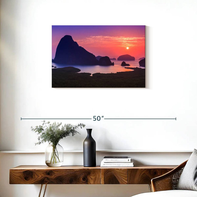 Alvord Phang Nga Bay, 20" H x 30" W