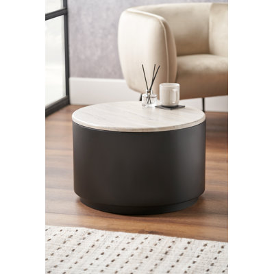 Canouan Drum Coffee Table with Storage