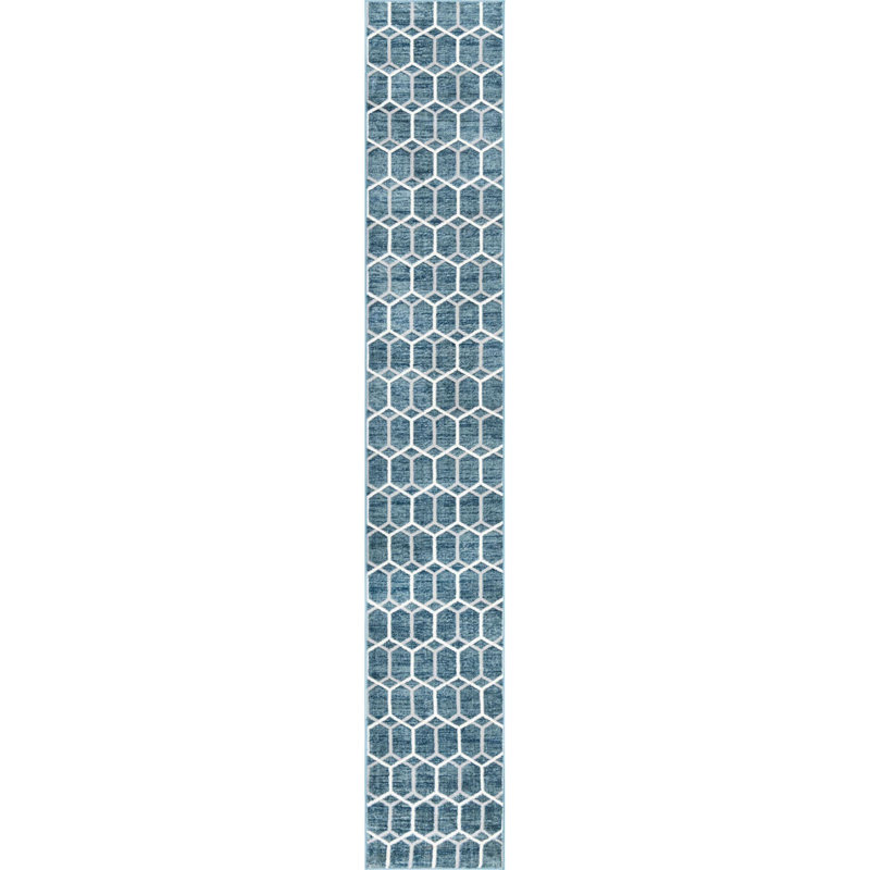 Eshin Geometric Indoor Rug, Runner 2'7" x 16'5"