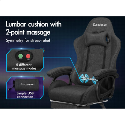 Gaming Chair with Headrest