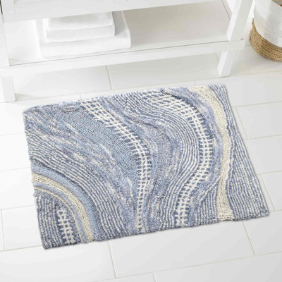 Jovonie Cotton Non-Slip Bath Rug
