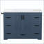 Meuble-lavabo 48 po avec 7 tiroirs Farmhouse